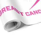 Papier Cadeau Femmes Pink Cancer du sein Survivant Cadeaux Femme (Coin rond)