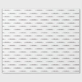 Papier Cadeau Femmes Santa Hat Rowing Rowers Équipe #4 (Plat)