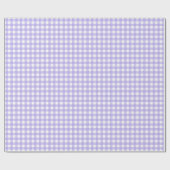 Papier Cadeau Fer clair violet simple Plaid (Plat)