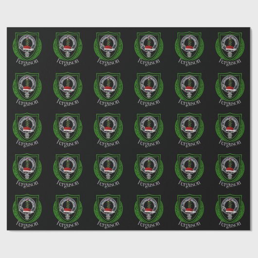 Papier Cadeau Ferguson Scottish Clan Crest  (Plat)