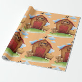 Papier Cadeau Ferme (Déroulé)