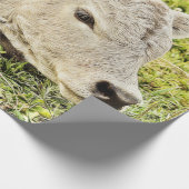 Papier Cadeau Ferme de vaches rustique Pays Découpage (Coin)