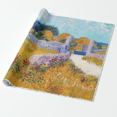 Papier Cadeau Ferme en Provence, Van Gogh (Déroulé)