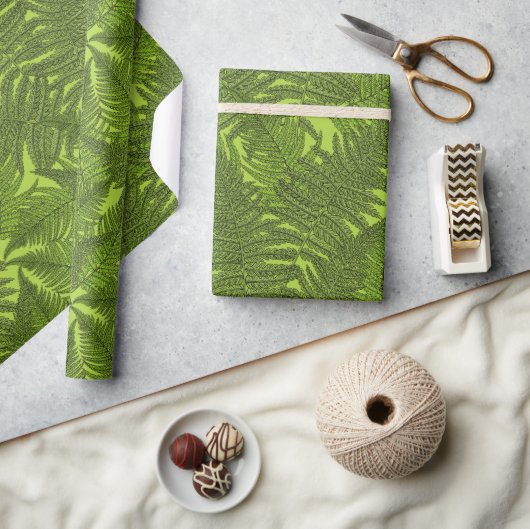 Papier Cadeau Ferme en vert (Artisanat)