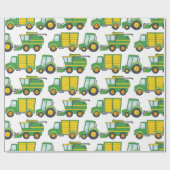 Papier Cadeau Ferme personnalisable (Plat)