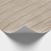 Papier Cadeau Ferme vintage rustique bois patiné clair (Coin)