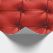 Papier Cadeau Fermer la texture arrière - plan du capiton rouge (Coin)
