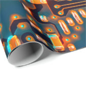 Papier Cadeau Fermeture de la carte de circuits électroniques. a (Coin rond)