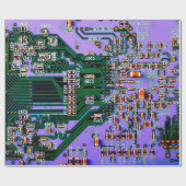 Papier Cadeau Fermeture de la carte de circuits électroniques. a (Plat)