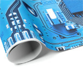 Papier Cadeau Fermeture de la carte de circuits électroniques. c (Coin rond)