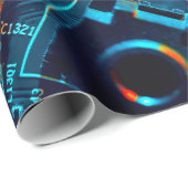 Papier Cadeau Fermeture de la carte de circuits électroniques. é (Coin rond)