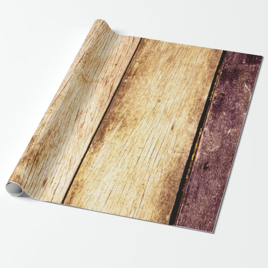 Papier Cadeau Fermeture de l'ancienne texture de bois fond abstr (Déroulé)