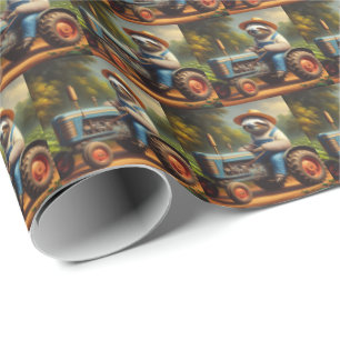 Papier Cadeau Fermier de Sloth