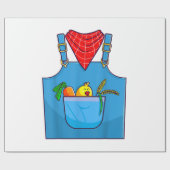 Papier Cadeau Fermier Simple Cute Farm (Plat)