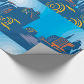 Papier Cadeau Fermier Sur Un Tracteur