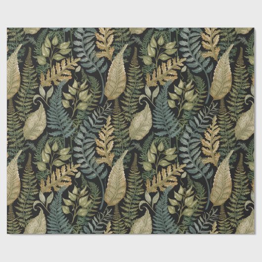 Papier Cadeau Fern Botanical (Plat)