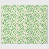 Papier Cadeau Fern Plante Frond Motif Feuille (Plat)