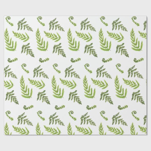 Papier Cadeau Ferns (Plat)