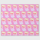 Papier Cadeau Ferret Sassy Aux Couleurs Arc-En-Ciel (Plat)