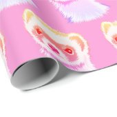 Papier Cadeau Ferret Sassy Aux Couleurs Arc-En-Ciel (Coin rond)