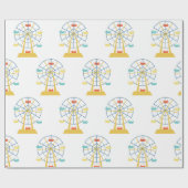 Papier Cadeau Ferris Wheel (Plat)