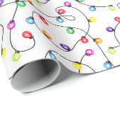 Papier Cadeau Festif Aquarelle Fête Fête Fête (Coin rond)