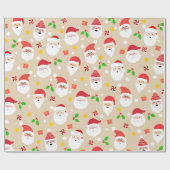Papier Cadeau Festif du Père Noël (Plat)