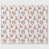 Papier Cadeau Festif fêtes de Noël (Plat)