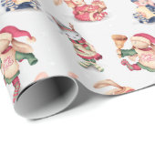 Papier Cadeau Festif fêtes de Noël (Coin rond)