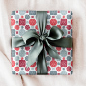 Papier Cadeau Festif moderne Fête de Noël