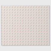 Papier Cadeau Festif moderne Pastel Noël Baubles Motif (Plat)
