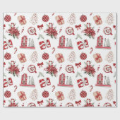 Papier Cadeau Festif Noël (Plat)