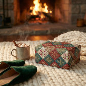 Papier Cadeau Festif Noël Motif à couture