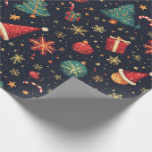 ❄️ Papier cadeau festif pour Noël (Coin)