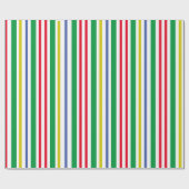 Papier Cadeau Festif Vert Rouge Or Bleu Bleu Bleu Verticale (Plat)