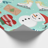 Papier Cadeau Festif Winter Wonderland (Coin)