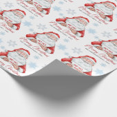 Papier Cadeau Festin Funny Père Noël (Coin)