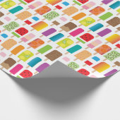 Papier Cadeau Festins de dessert surgelé de Popsicles de crème (Coin)