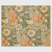 Papier Cadeau Festival de fleurs de William Morris Spring Compto (Plat)
