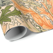 Papier Cadeau Festival de fleurs de William Morris Spring Compto (Coin rond)