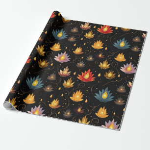 Papier Cadeau Festival des lumières de Diwali