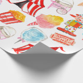 Papier Cadeau Festival du Carnaval de cirque mignonne Enfants (Coin)