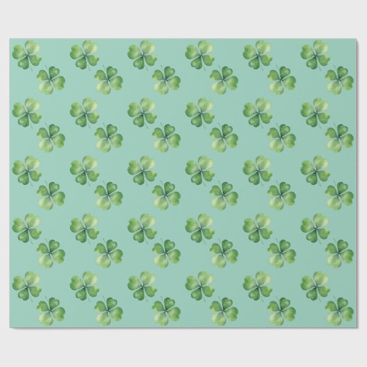Papier Cadeau Festivals et Shamrocks (Plat)