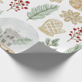 Papier Cadeau Festive Boho Noël (Coin)