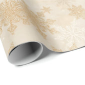Papier Cadeau Festive Christmas Holiday Gift Wrap (Coin rond)