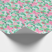 Papier Cadeau Festive Cozy Bows Holiday Christmas (Coin)