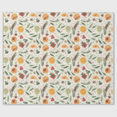 Papier Cadeau Festive de Noël (Plat)