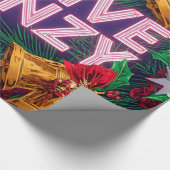 Papier Cadeau Festive Française Maximaliste (Coin)