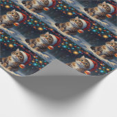 Papier Cadeau Festive Joyeux Noël (Coin)