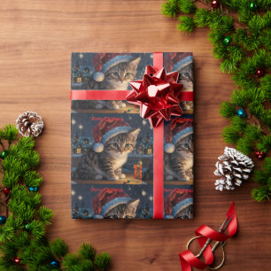 Papier Cadeau Festive Joyeux Noël